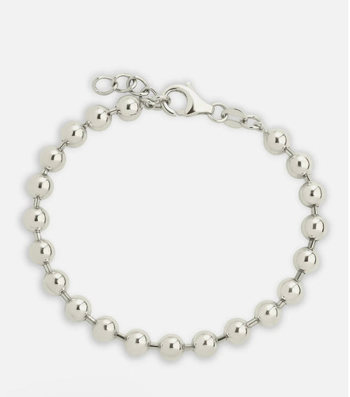 Sterling Silver Beaded Preston Bracelet