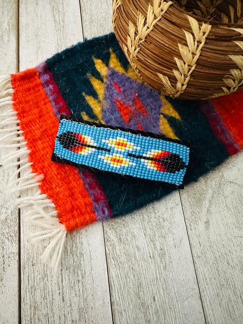 Handcrafted Handmade Beaded Barrette