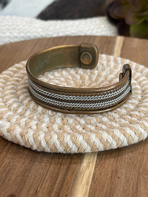Vintage Handmade Copper Cuff