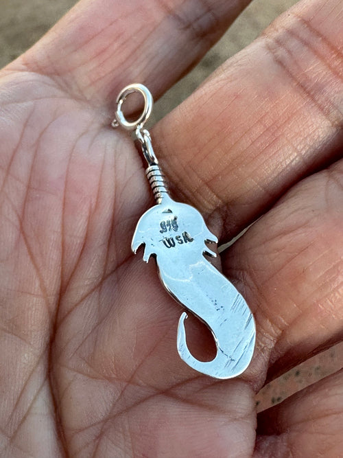 Handcrafted Sterling Silver Feather Charm