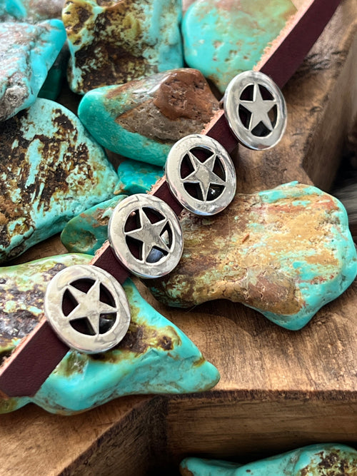 Sterling Silver Concho Slide, The Ranger