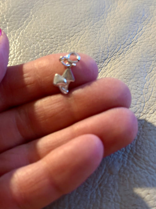 Sterling Silver Mushrooms Charm