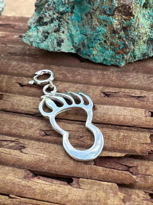 Handcrafted Sterling Silver Bear Charm Charm