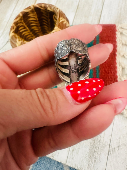 Old Pawn Navajo Sterling Silver Ring Size 6