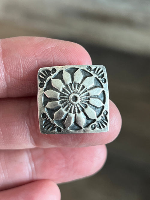 Sterling Silver Concho Slide, The Windmill