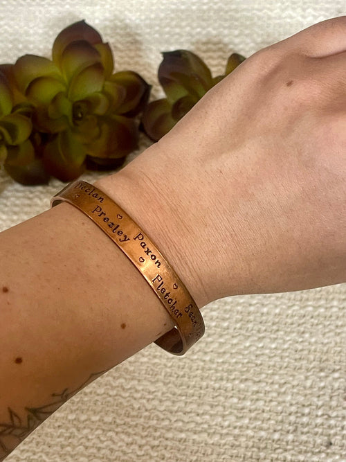 Vintage Handmade Copper Cuff