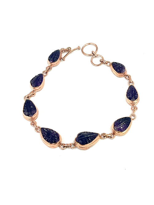 Vintage Handmade Copper Chain Bracelet