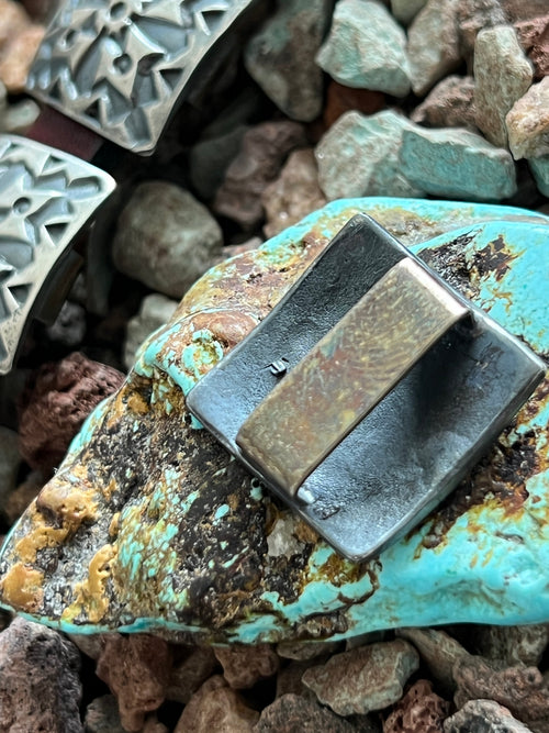 Sterling Silver Concho Slide, The Hayseed