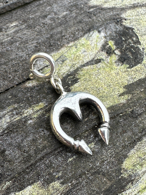 Handmade Sterling Silver Naja Charm