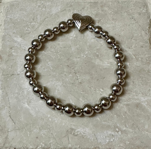 Beating Heart Beaded Bracelet