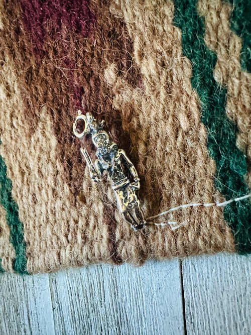 Handcrafted Sterling Silver Mini Kokopelli Charm