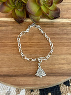 Handcrafted Sterling Silver CHRISTMAS TREE Charm