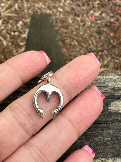 Handmade Sterling Silver Naja Charm