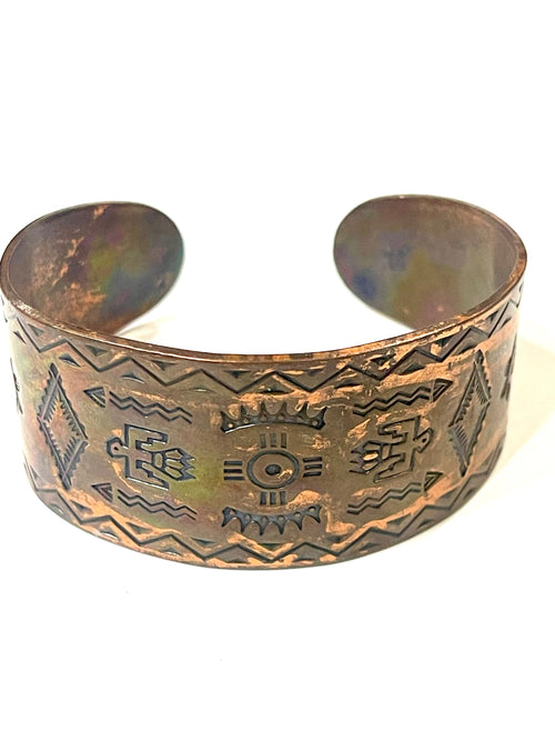 Vintage Handmade Copper Cuff