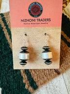 Handcrafted Sterling Silver Beaded Dangle Earrings