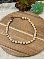 Vintage Handmade Copper Beaded Necklace