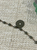 Vintage Handmade Copper Beaded Necklace