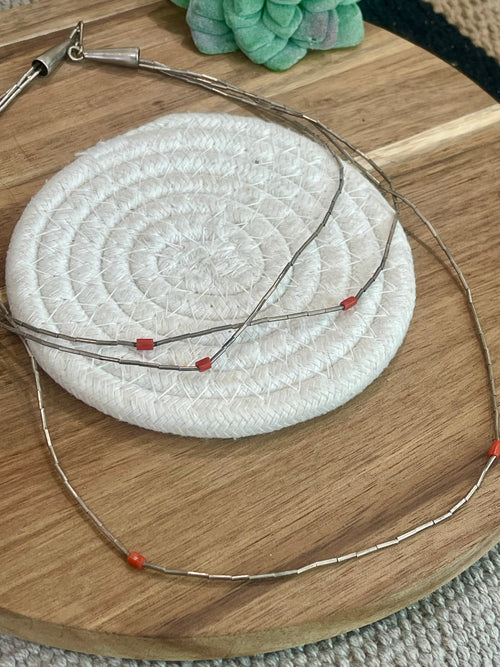 The Bijoux Vault Vintage 3 Strand Beaded Necklace