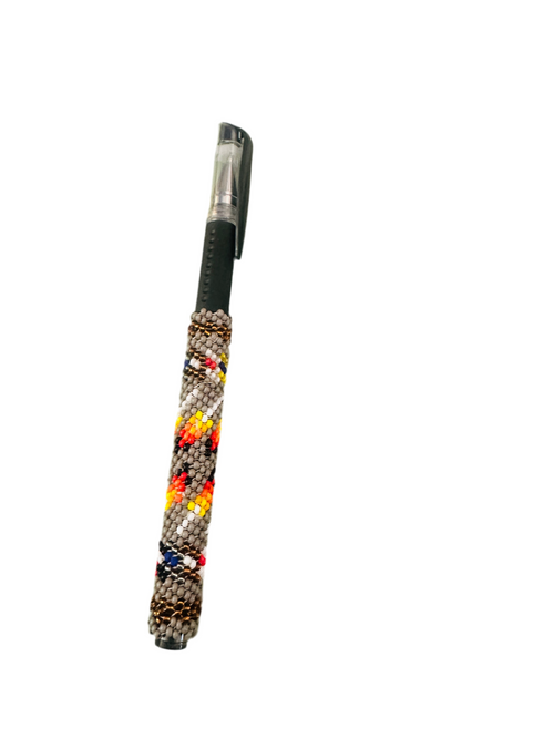 Handcrafted Muticolor Beaded Pen