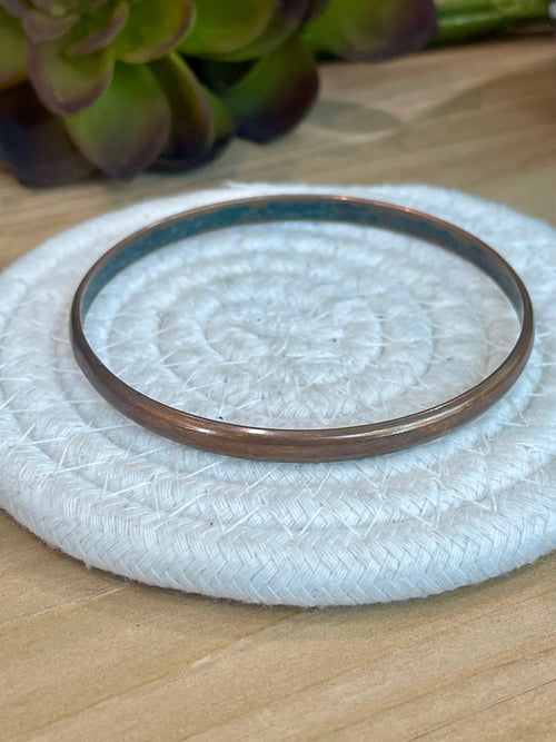 Vintage Handmade Copper Bangle Bracelet