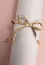 “The Golden Collection” BOW Handmade Beaded Bracelet