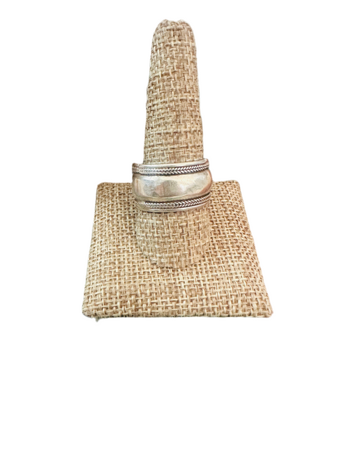 Old Pawn Navajo Sterling Silver Band Ring Size 11.5