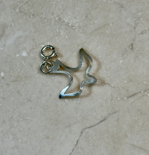 Sterling Silver Bird Charm✅