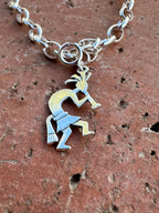 Handcrafted Sterling Silver Flute Dancer Charm