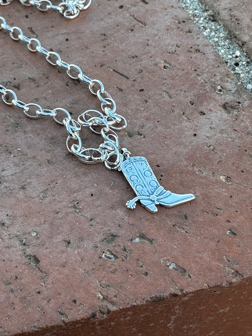 Handcrafted Sterling Silver Spur Me Up Charm