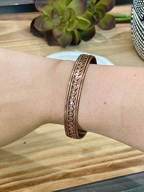 Vintage Handmade Copper Cuff