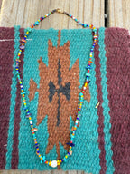 “The Golden Collection” Beaded Bliss Handmade Beaded Necklace 16” STYLE 7