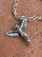 Handcrafted Sterling Silver Eagle Kachina Charm