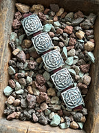 Sterling Silver Concho Slide, The Cactus Flower