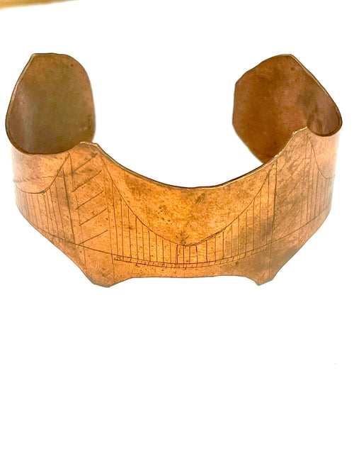Vintage Handmade Copper Cuff