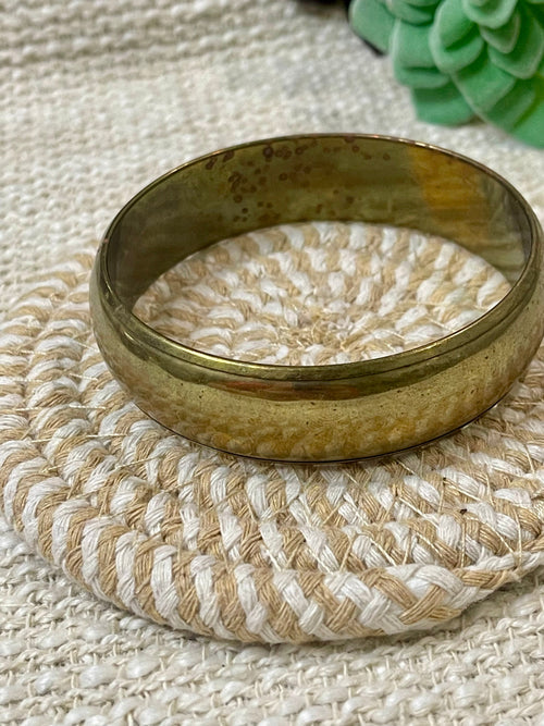 Vintage Handmade Copper Bangle Bracelet