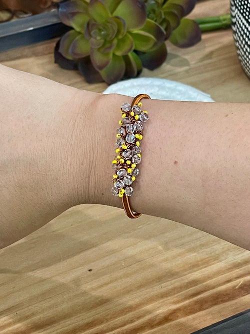 Vintage Handmade Copper Clasp Bracelet