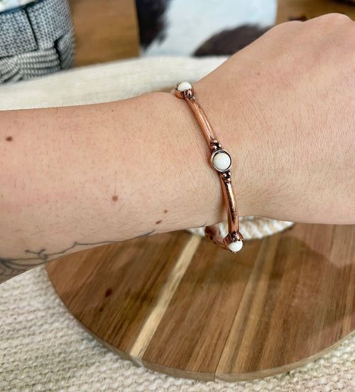 Vintage Handmade Copper Bangle