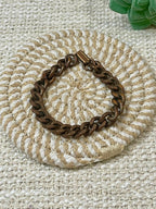 Vintage Handmade Copper Chain Bracelet