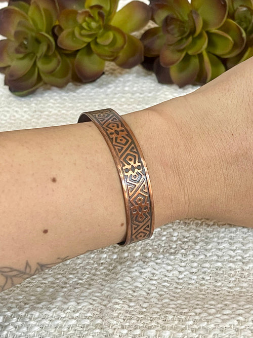 Vintage Handmade Copper Cuff