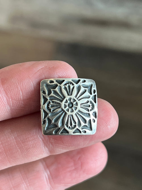 Sterling Silver Concho Slide, The Crossroads