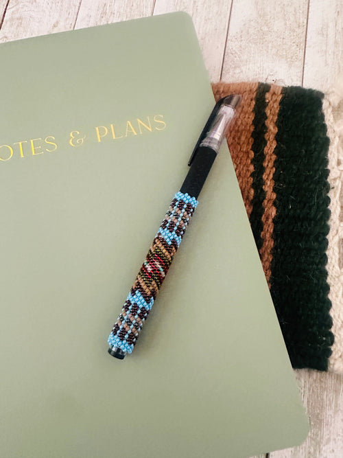 Navajo Made Muticolor Beaded Pen