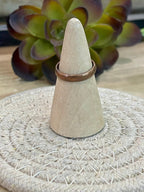 Vintage Handmade Copper Ring Sz 7.25