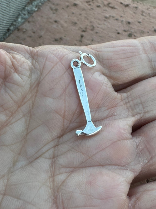 Handcrafted Sterling Silver Hammer Charm