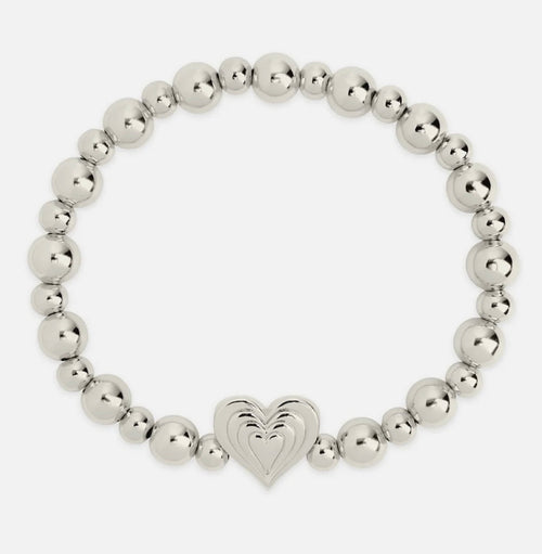 Beating Heart Beaded Bracelet