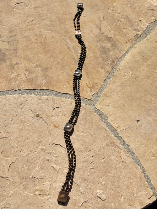 Vintage Handmade Copper Beaded Belt