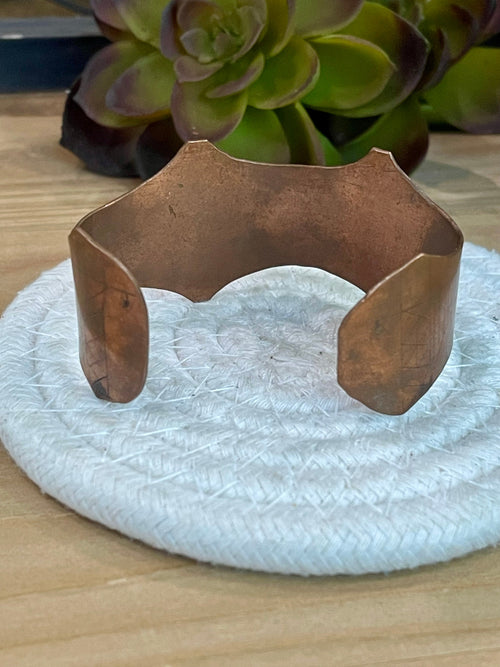Vintage Handmade Copper Cuff