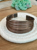 Vintage Handmade Copper Cuff