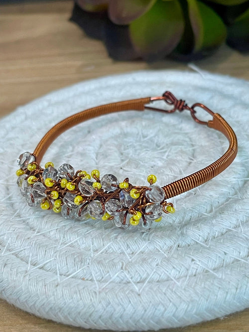 Vintage Handmade Copper Clasp Bracelet