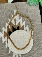 Vintage Handmade Copper Beaded Necklace