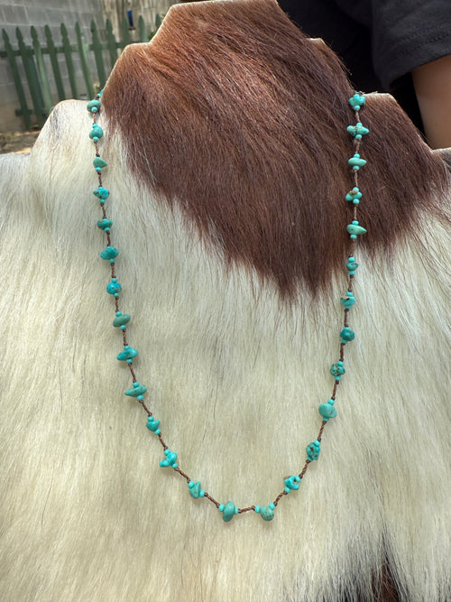 “The Golden Collection” Beaded Bliss Handmade Beaded Necklace 17” STYLE 2